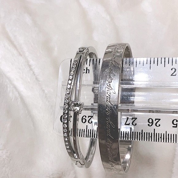 Kate♠️Spade and Rhinestone Bangle Lot - Picture 4 of 8